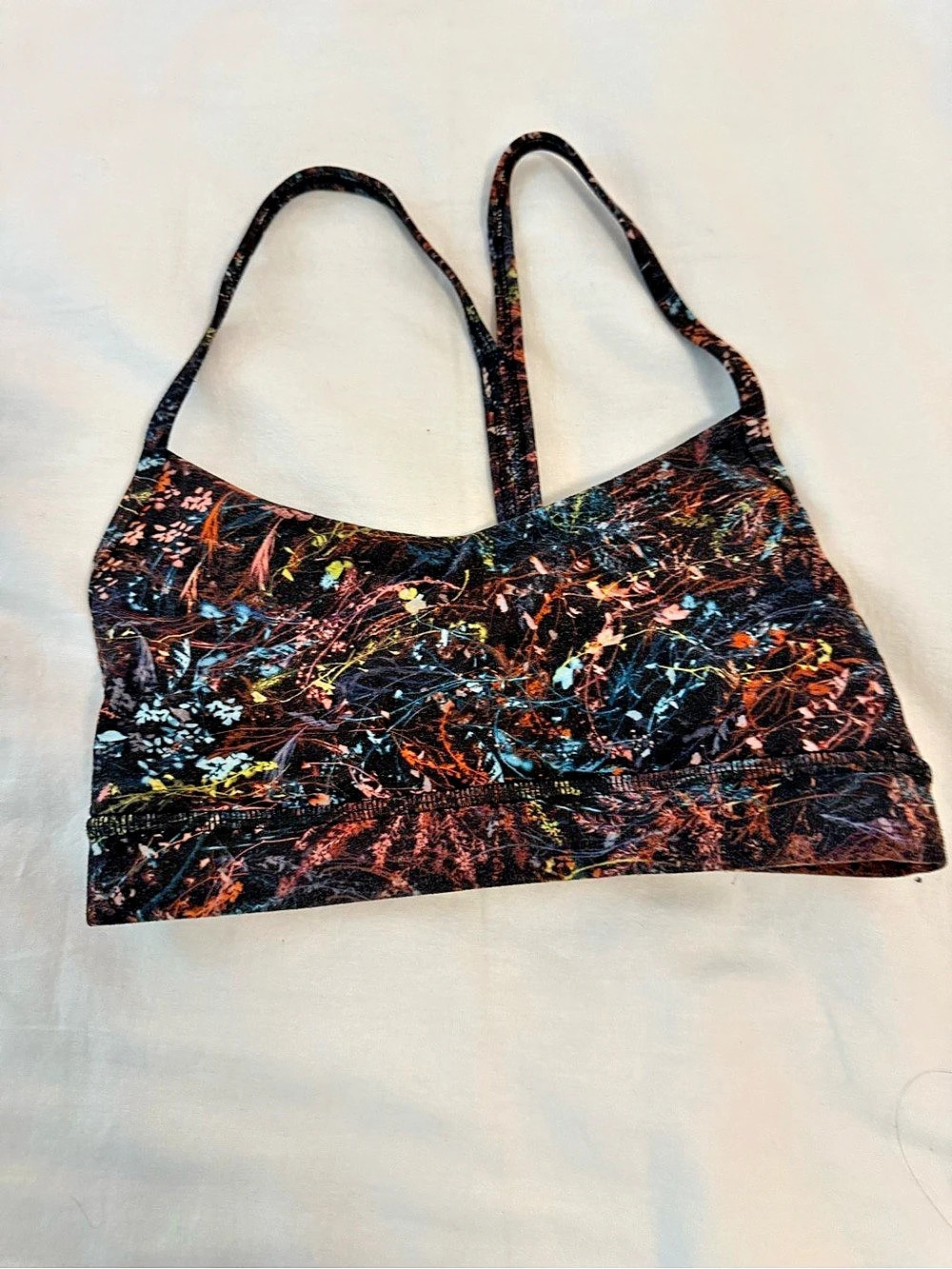lululemon Free to Be Bra - Wild Abstract Print Sports Bra